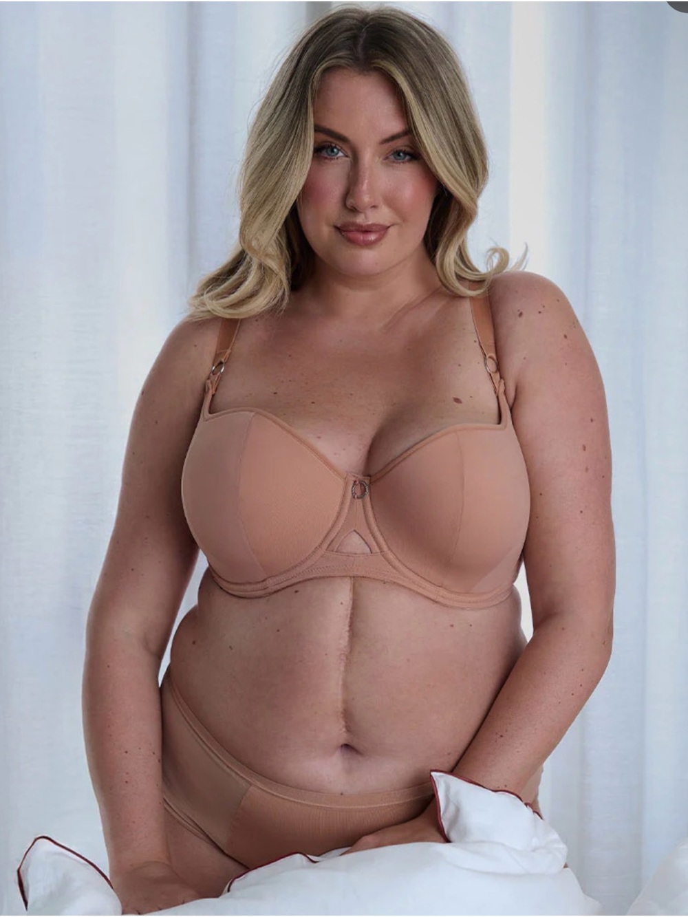 Boost Me Up Padded Balcony Bra Latte Beige